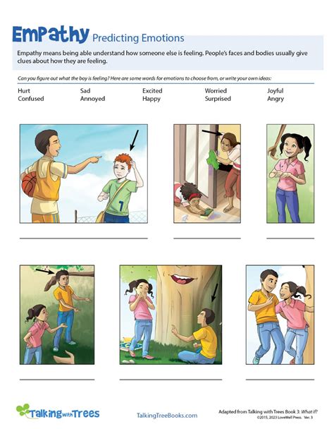 empathy worksheets  teaching resources