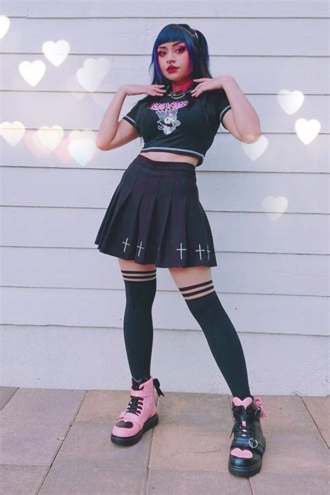 Egirl Outfit In 2021 Aesthetic Fashion E Girl Outfits Grunge Outfits
