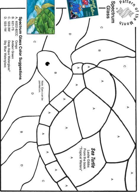 stained glass sea turtle stained glass patterns stained glass diy