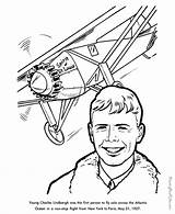 Coloring Pages Charles Lindbergh History American Kids Amelia St Spirit Louis Earhart Sheets Colouring Drawing Printables Printable Usa Print Color sketch template