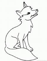 Coloring Pages Fox Part Choose Board sketch template
