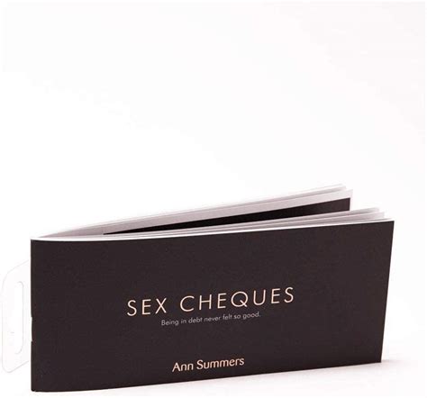Ann Summers Sex Cheques Erotic Sexy Funny Naughty Party Game Novelty