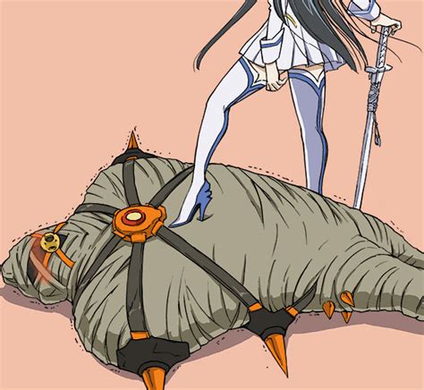 kiryuuin satsuki and gamagoori ira kill la kill drawn by