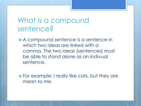 commas   compound sentence powerpoint