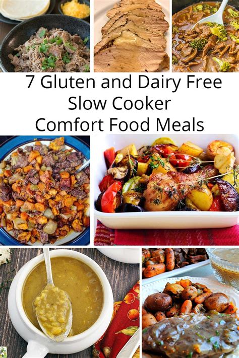 gluten  dairy  slow cooker comfort food meals comfort food