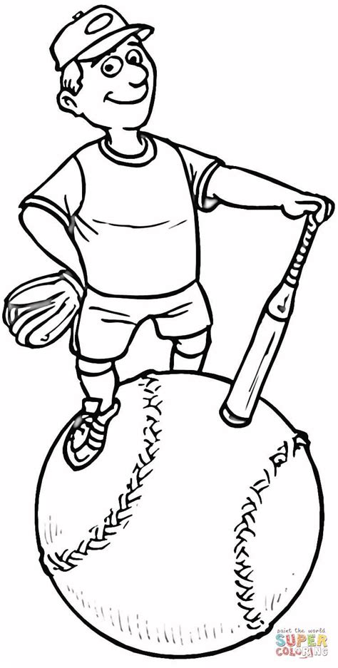 softball coloring page  getcoloringscom  printable colorings