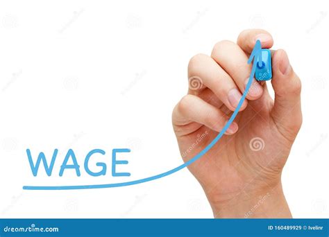 wage increase business graph concept stock image image  hike