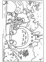 Totoro Printables Wallp sketch template