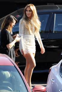 Jennifer Lopez Seals Her Status As Milf Mini Dress On