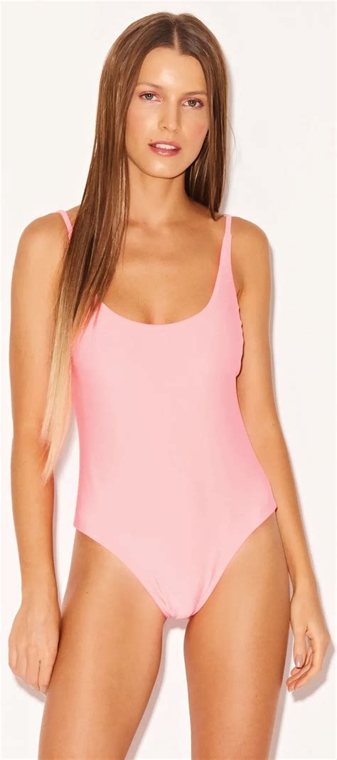 neon pink reversible one piece swimsuit ariel neon triya