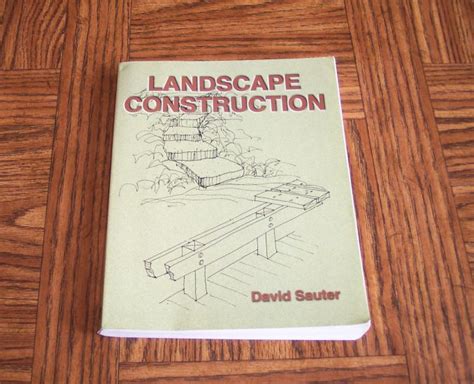 landscape construction david sauter delmar text book