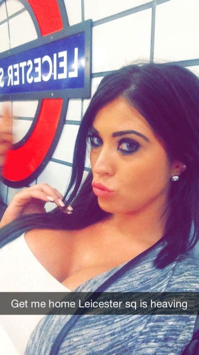 Cleavage Pic At The Tube Ladyjaq Nude Selfies