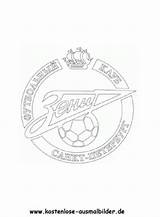 Petersburg Zenit Sankt Russland Vereinswappen Fussball sketch template