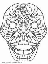 Coloring Masks Printable Dead Pages Halloween Dia Muertos Los Mask Skull Drawing Quickie Minute Color Last Template Purge Craft Activities sketch template
