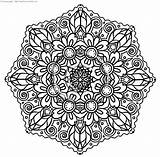 Coloring Pages Flower Mandala Intricate Printable Adults Advanced Detailed Color Mandalas Adult Abstract Hard Difficult Print Celtic Fun Drawing Flowers sketch template