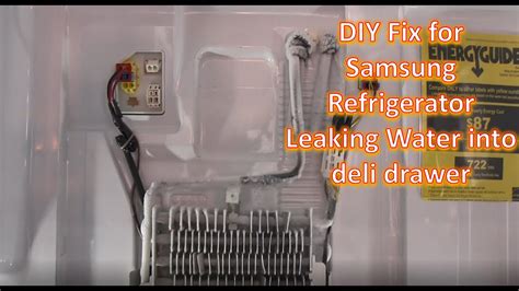 diy samsung refrigerator drain fix youtube