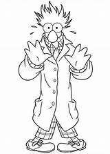 Muppets Beaker sketch template