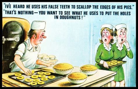 bamforth 1960s comic signed postcard dentist orthodontist denture false