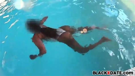 Ebony See Through Swimsuit Underwater Eporner