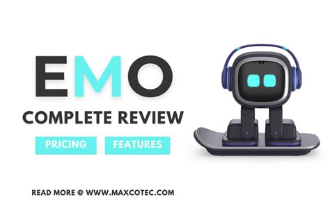 emo robot pet complete features review  pricing maxcotec