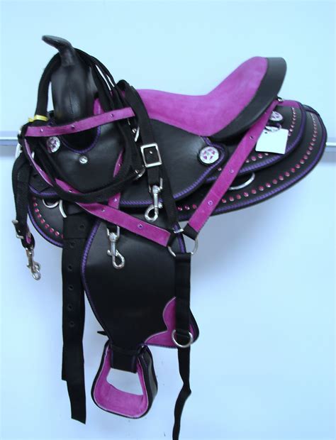 horse pony tacky tack    synthetic bling western kids