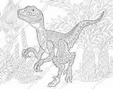 Coloring Velociraptor Etsy Dinosaur Pterodactyl Book Termék értékesítje Pages Gobelin sketch template