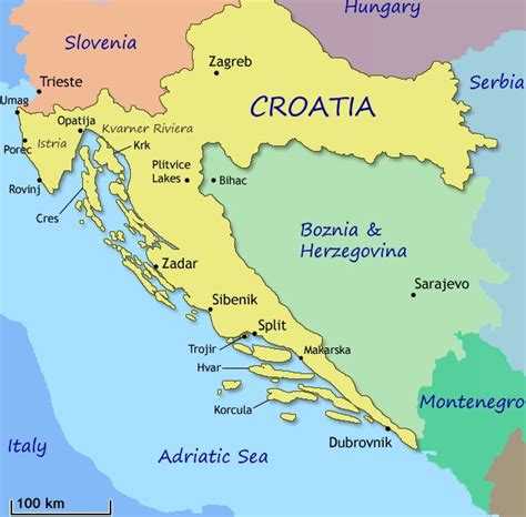 images croatia map  croatia