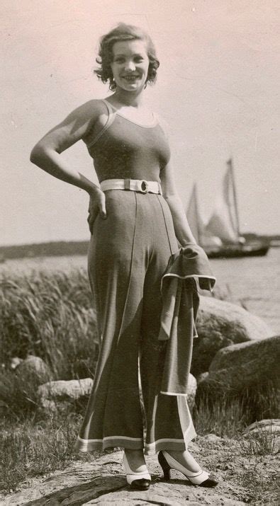 1930s 1940s Women S Fashion Adlı Kullanıcının 1930s Beachwear