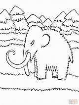 Mammoth Mammut Wooly Stampare Woolly Dinosauri Mamoth Elephants Malvorlagen Coloringhome Cucciolo sketch template
