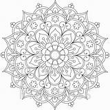 Mandala Coloring Pages Printable Flower Mandalas Colouring Adult Drawing Etsy Books Print Book Patterns Abstract Adults Color Pdf Colorir Para sketch template