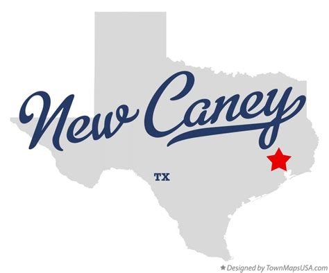 Map Of New Caney Tx Texas