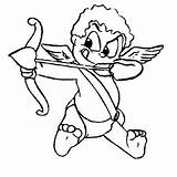 Cupid Drawing Baby Cute Getdrawings Coloring Pages sketch template