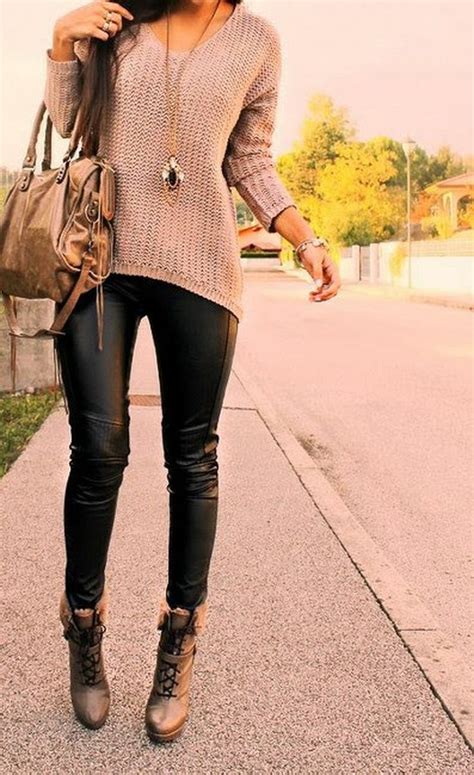 44 popular women outfit ideas for early fall with sweaters black