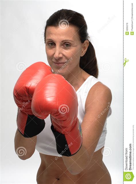 woman boxing royalty free stock image image 8265276
