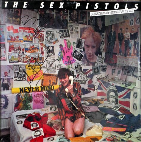 sex pistols anarchy in the uk signed 12 single at