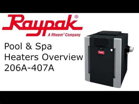 raypak pool heater overview   youtube