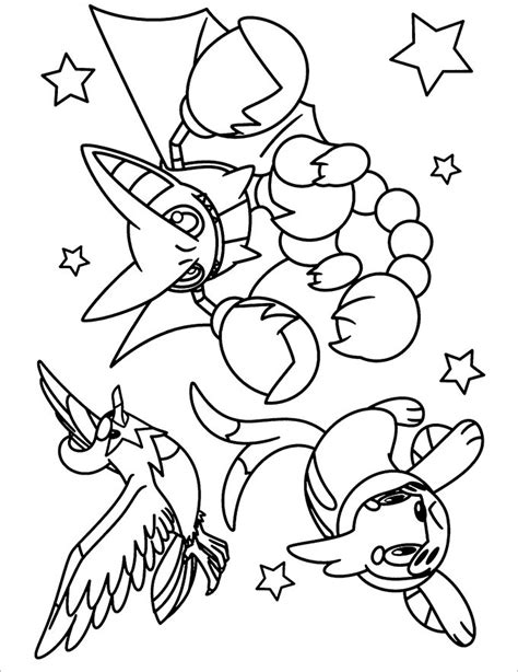 grass type pokemon pages coloring pages