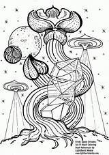 Pages Adult Ausmalbilder Fantasie Sci Ausmalbild Kostenlos Detailed Mandala Malvorlagen sketch template