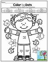 Color Math Kindergarten Dots Preschool Code Counting According Activities Moffatt Printable Count Kids Practice Numbers Grade Dot Worksheets Use Learning sketch template