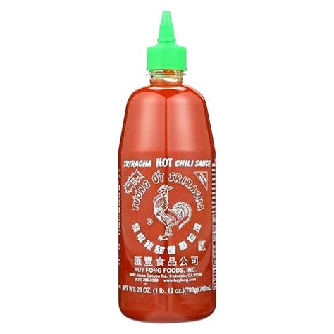 Tuong Ot Sriracha Hot Chili Sauce 28oz Grocery And Gourmet