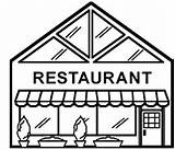 Restaurant Clipart Building Clipground Cliparts sketch template