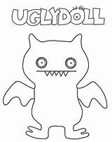 Ugly Coloring Uglydolls Moxy Bestcoloringpagesforkids sketch template
