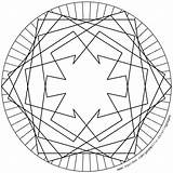 Geometric Coloring Pages Circle Enlarge sketch template