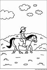 Pferde Pferd Reiterin Malvorlagen Ausmalbilder Ausdrucken Reiter Malvorlage sketch template