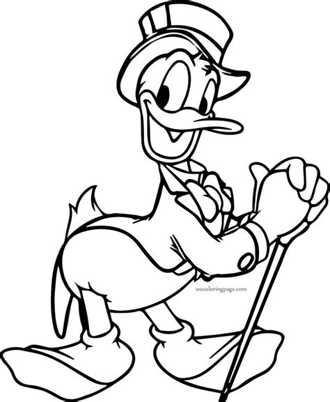 cartoons donald duck coloring page images