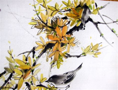 japanese ink painting asian art ink art sumi  suibokuga