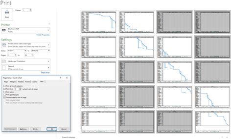 preventing st column blank pages  printing   middle