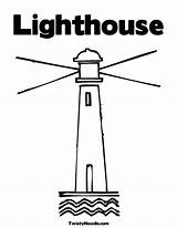Lighthouse Lightning Alexandria Colouring sketch template