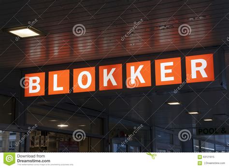 blokker store editorial image image  equipment household