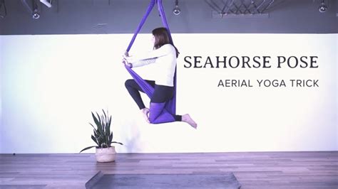 seahorse pose tutorial aerial yoga class aerialfitness